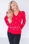 Sweetheart Sweater Modest Dresses vendor-unknown
