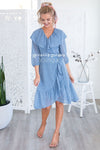 The Taniya Wrap Dress Modest Dresses vendor-unknown