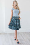 Full Circle Pleated Skirt Skirts vendor-unknown 