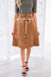 Trip to Tribeca Button Skirt Modest Dresses vendor-unknown