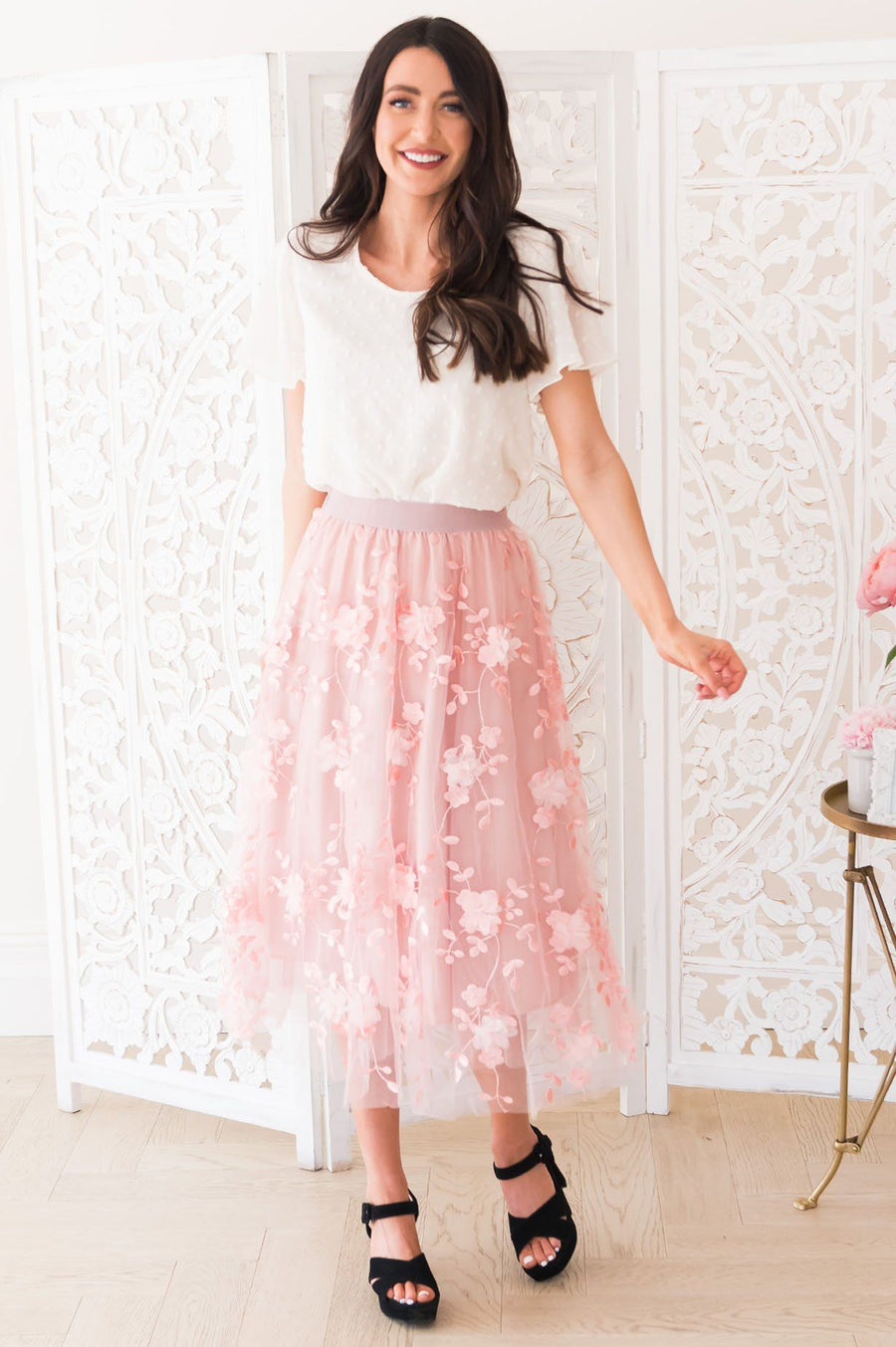 Fairytale Dreams Modest Tulle Skirt