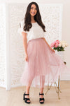 Simply Dazzling Modest Tulle Skirt NeeSee's Dresses