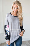 Playful Personality Velvet Sleeve Sweater Tops vendor-unknown 