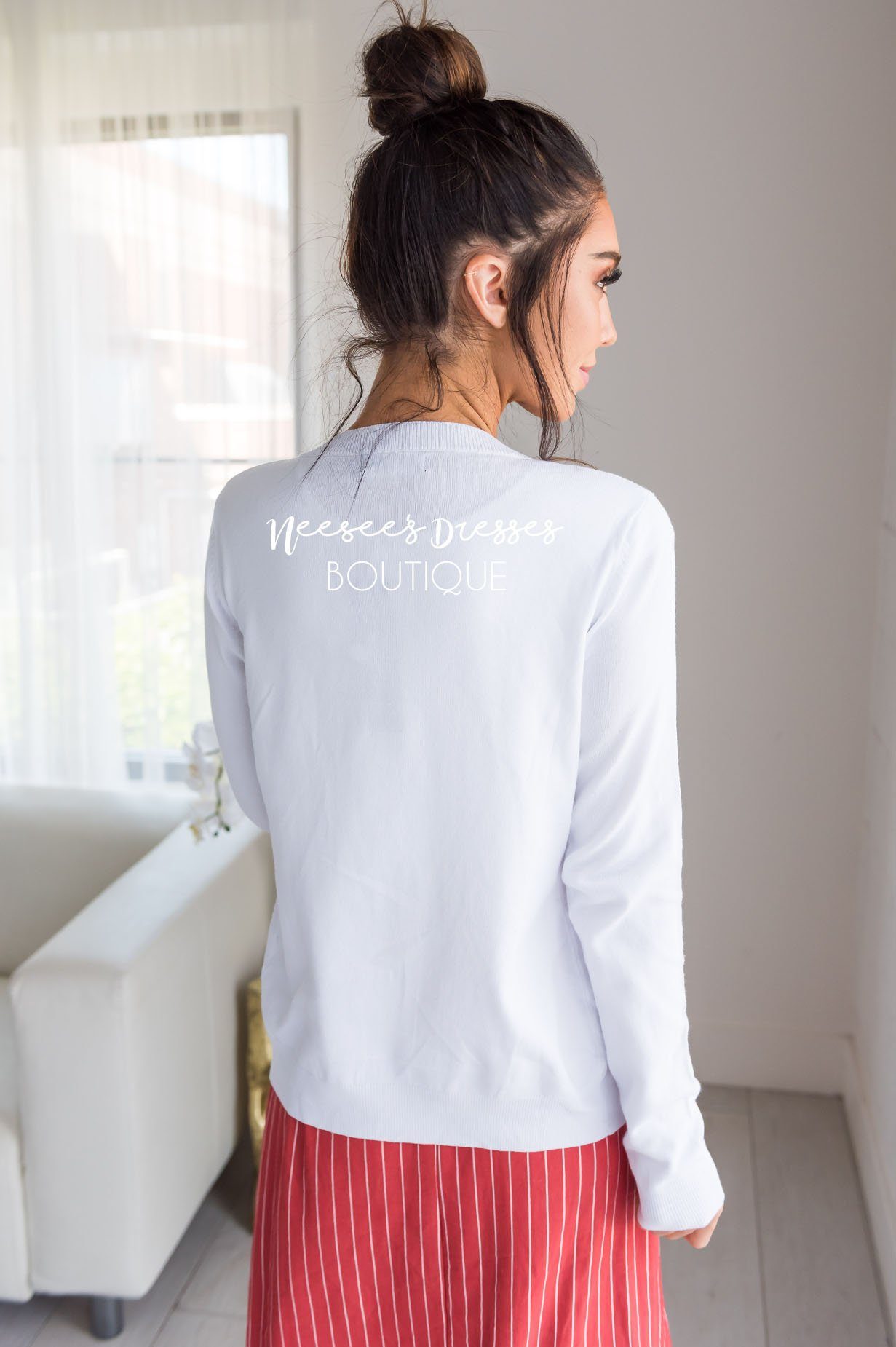 The Go To Modest Cardigan Tops vendor-unknown 