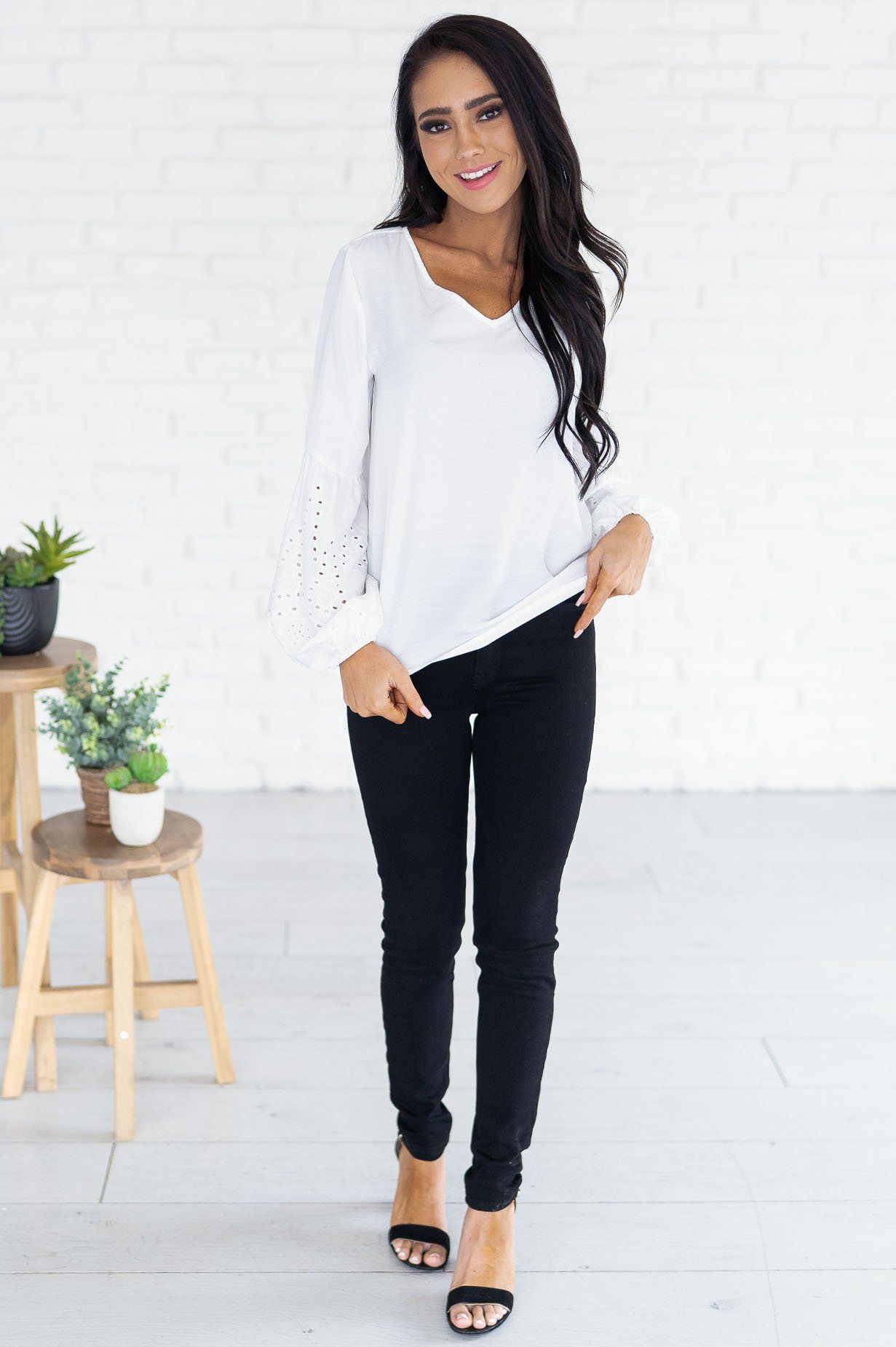 Closer To My Heart Modest Blouse Tops vendor-unknown 