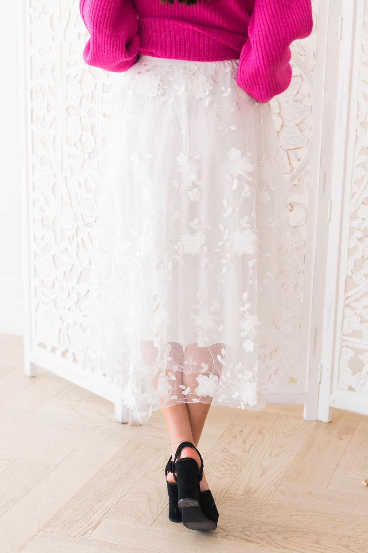 Fairytale Dreams Modest Tulle Skirt NeeSee's Dresses 