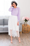 Delicate Lace Modest Maxi Skirt Skirts vendor-unknown