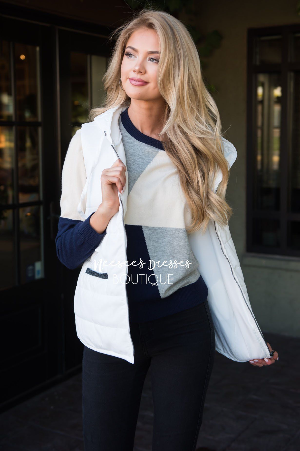 Autumn Days Vest Tops vendor-unknown 