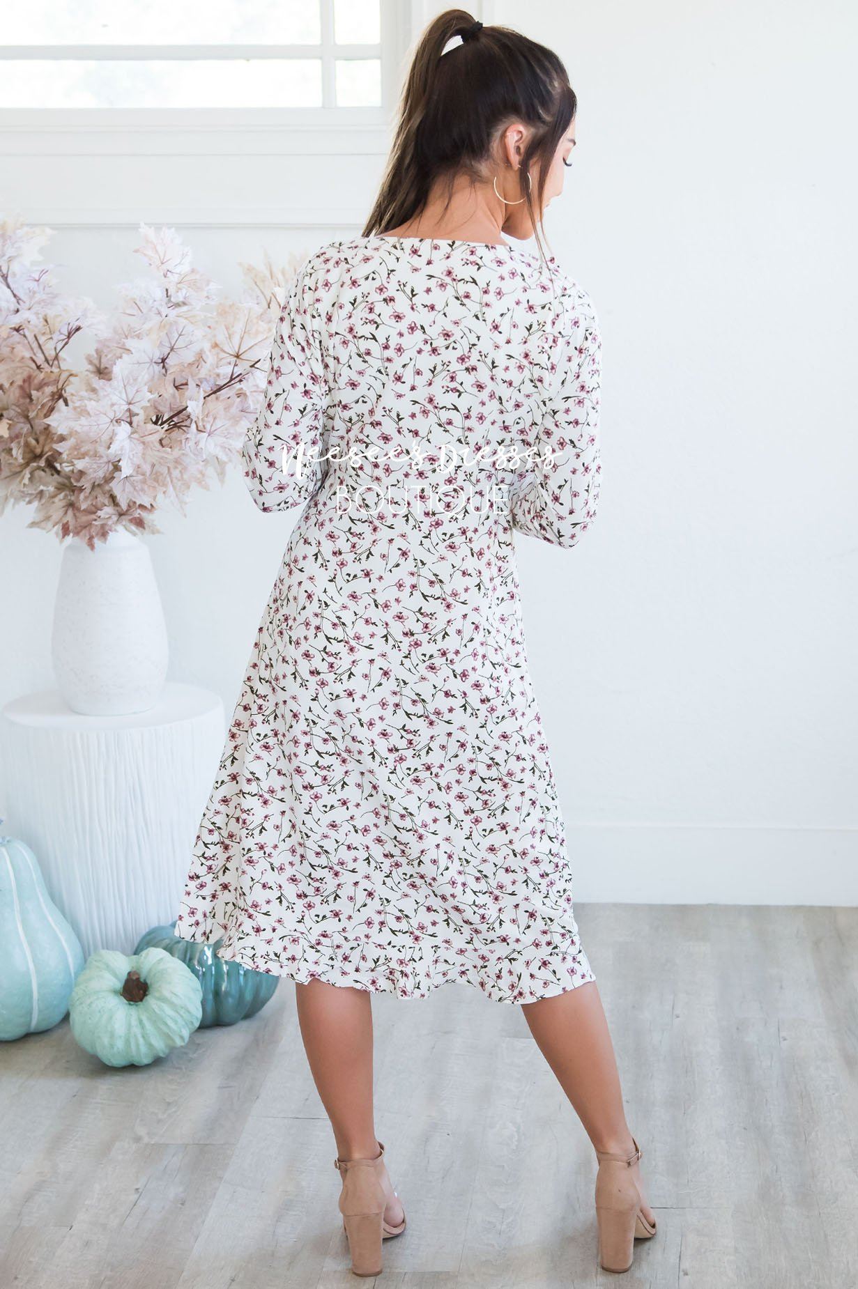 The Millie Wrap Dress Modest Dresses vendor-unknown 