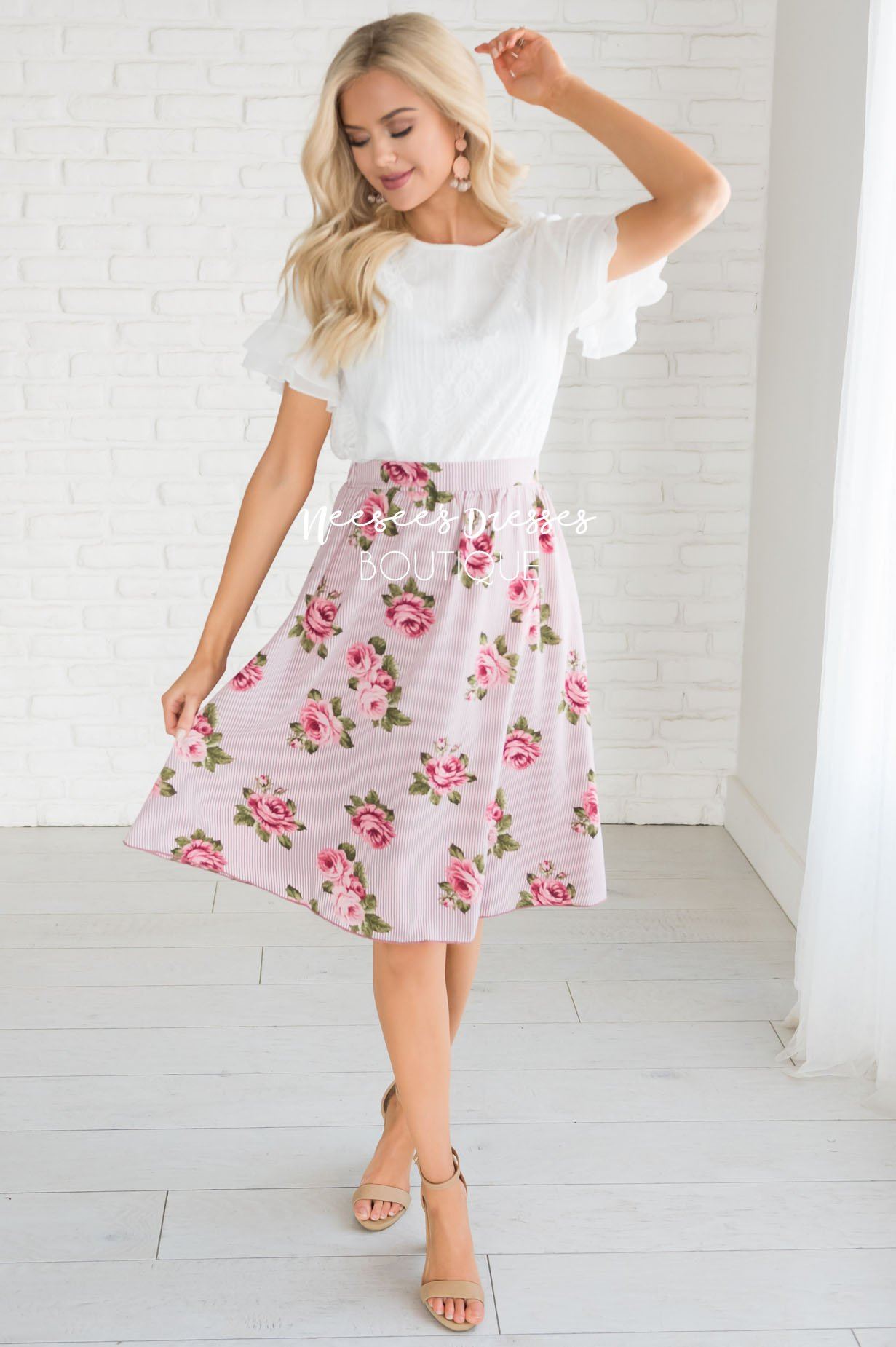 New Favorite Modest Lace Blouse Tops vendor-unknown 