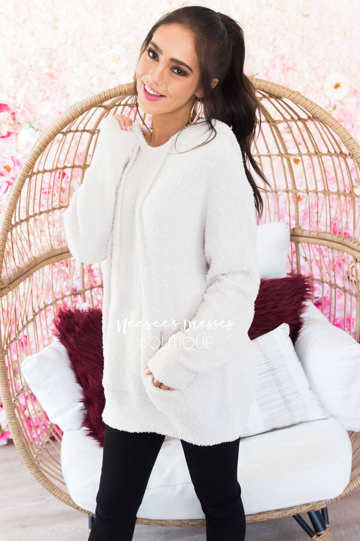 Cuddle Much Modest Hoodie Modest Dresses vendor-unknown 