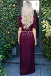 The Ritchie 3/4 Length Sleeve Maxi Dress Modest Dresses vendor-unknown