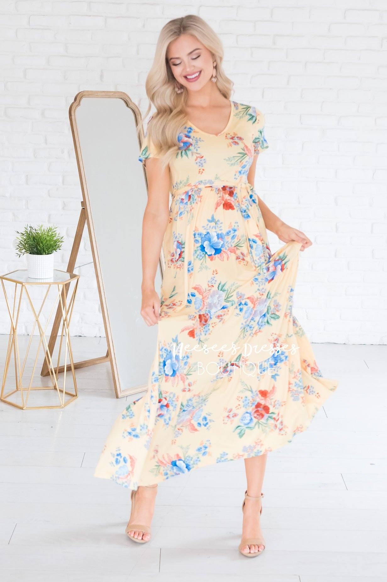 The Basil Modest Dresses vendor-unknown 