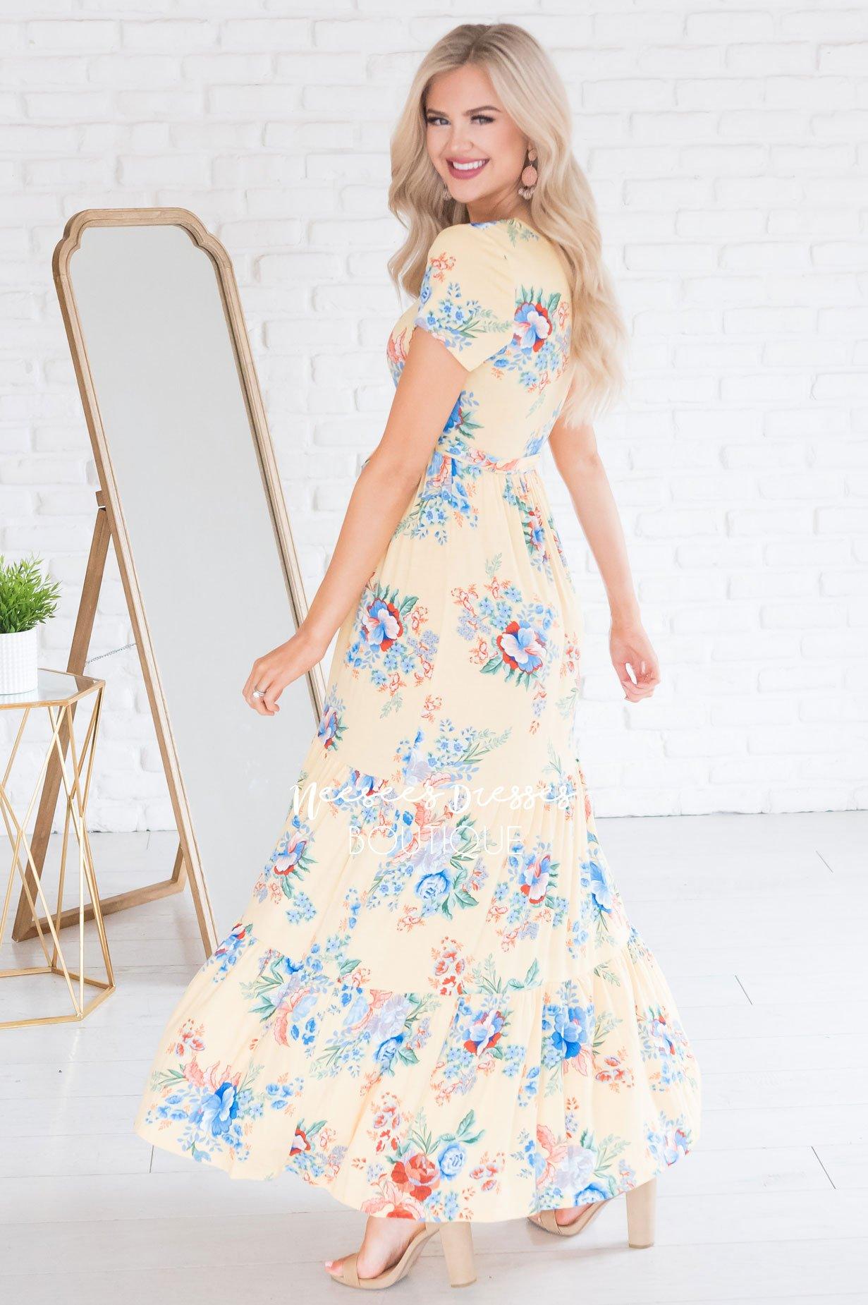 The Basil Modest Dresses vendor-unknown 