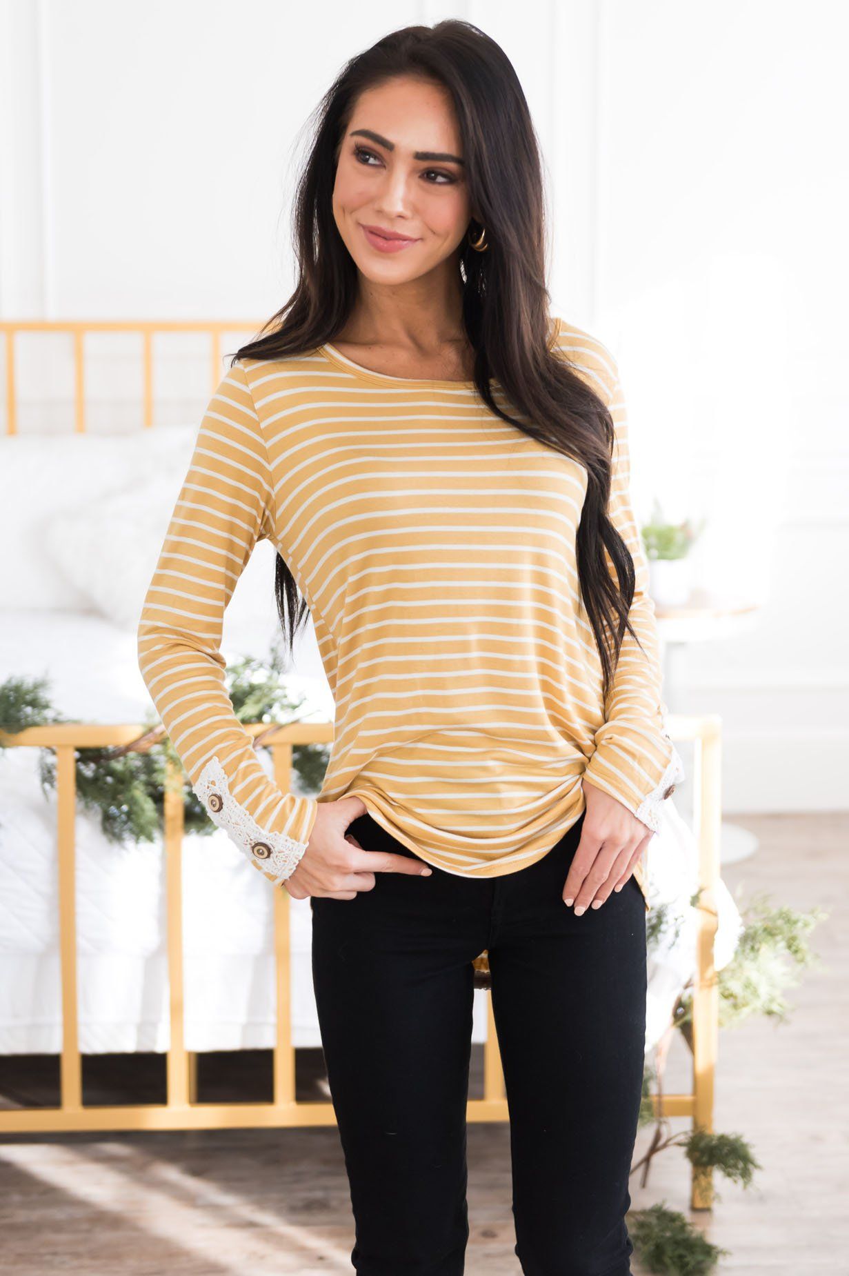 It's All About That Lace Modest Top Modest Dresses vendor-unknown 